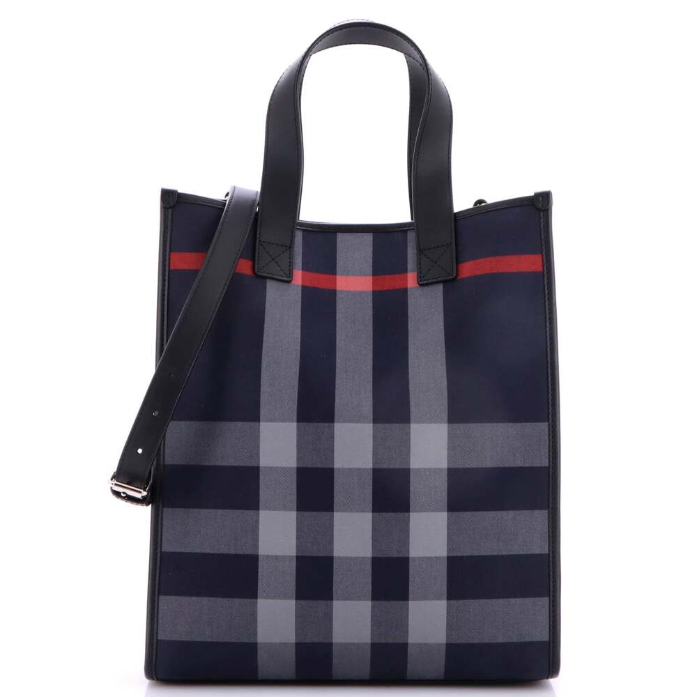 Burberry Book Tote Check E-Canvas #330949B93B